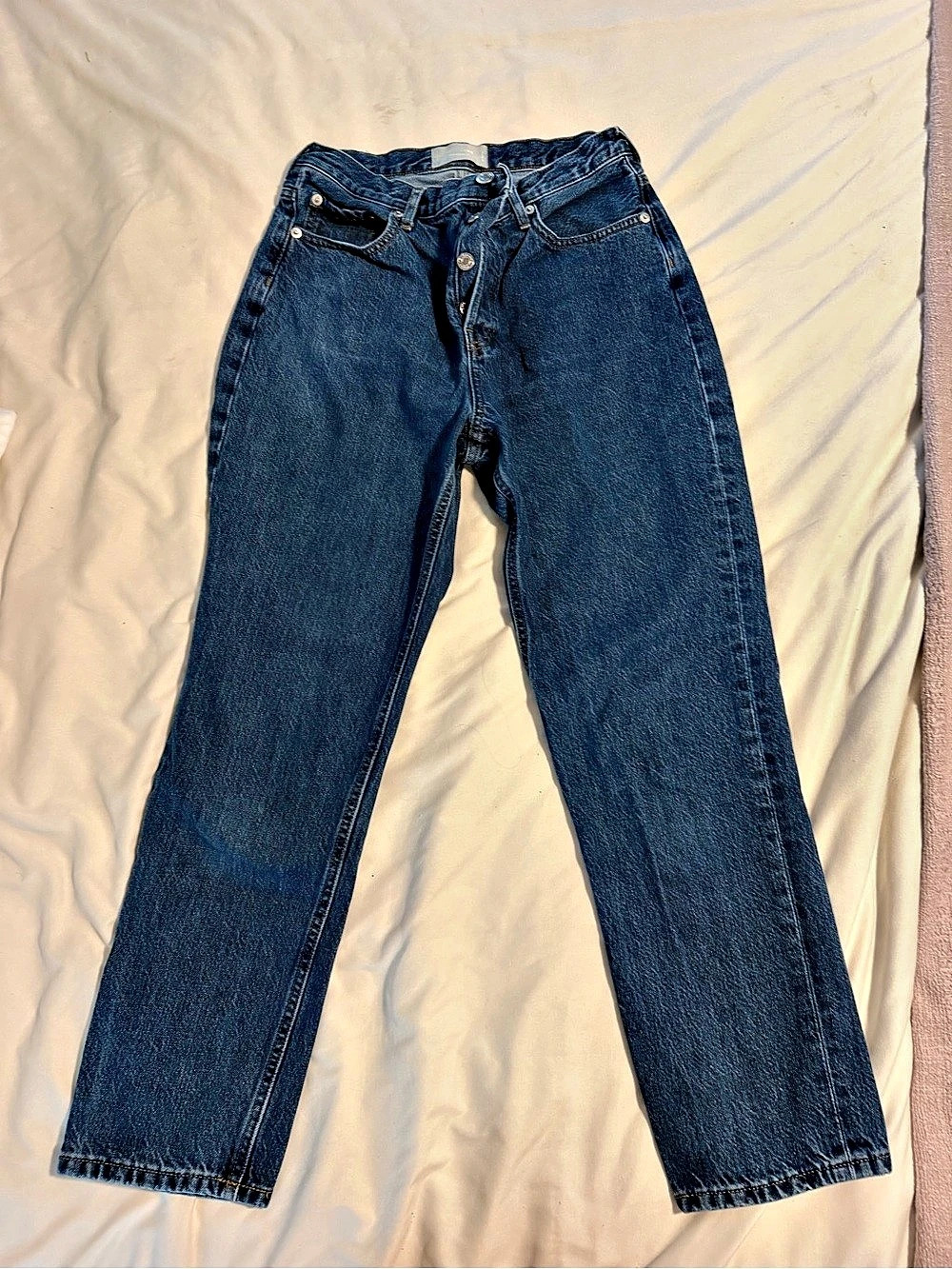 Everlame Straight Leg Blue Jeans